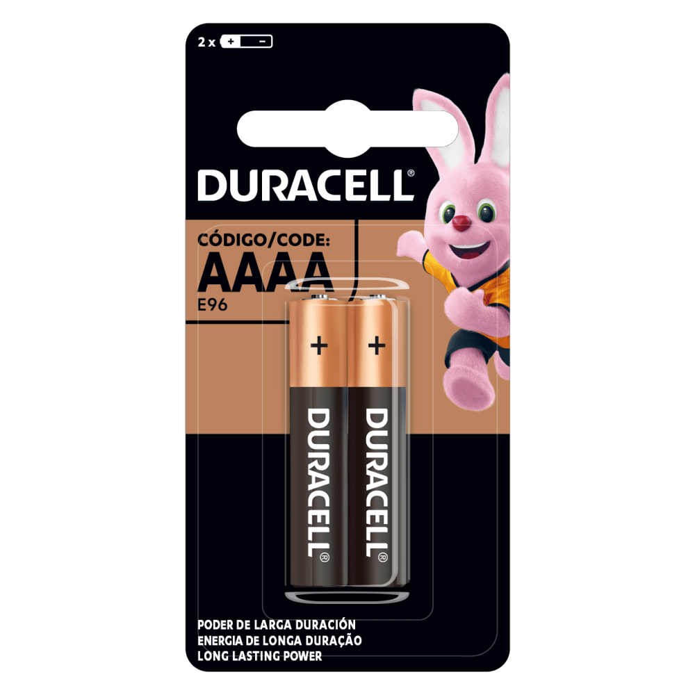 Pila alcalina especializada Duracell AAAA de 1,5V paquete