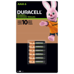Duracell Pilas Recargables AAA 900 mAh 6 piezas