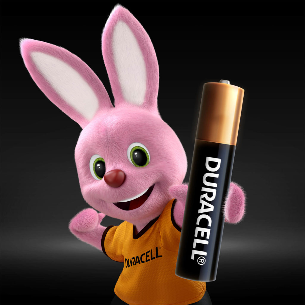 Bunny presenta Pila alcalina especializada Duracell AAAA de 1,5V