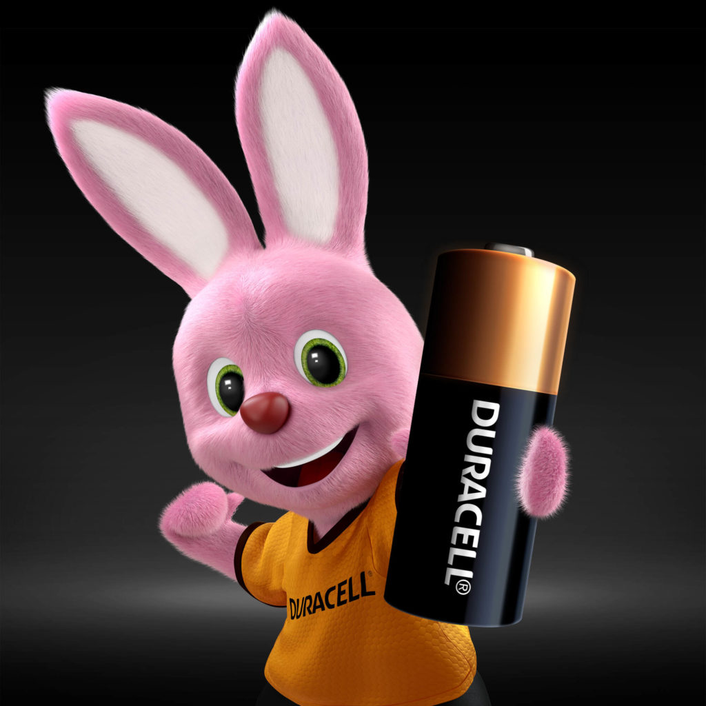 Bunny presenta Pila especializada Duracell alcalina MN21 de 12V